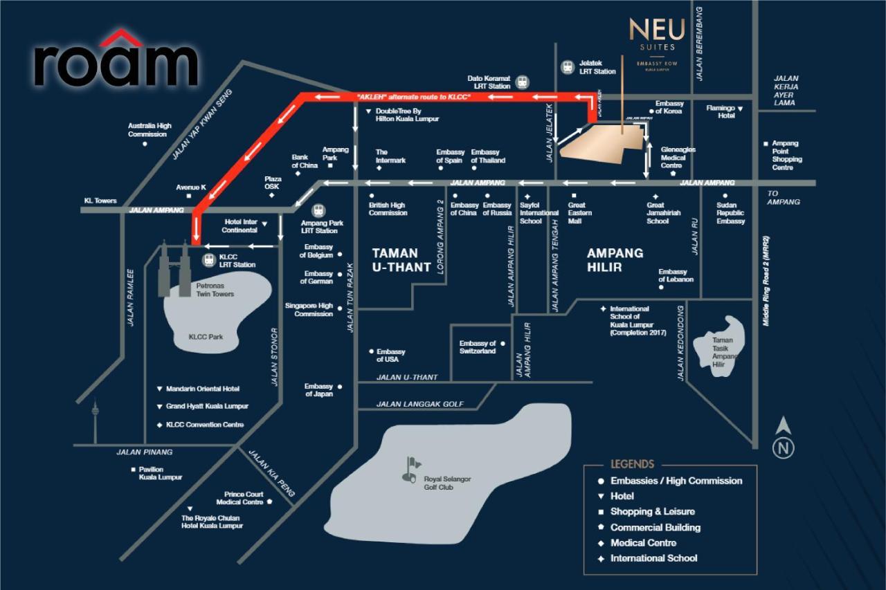 Neu Suites Residence, Embassy Row Куала-Лумпур Экстерьер фото